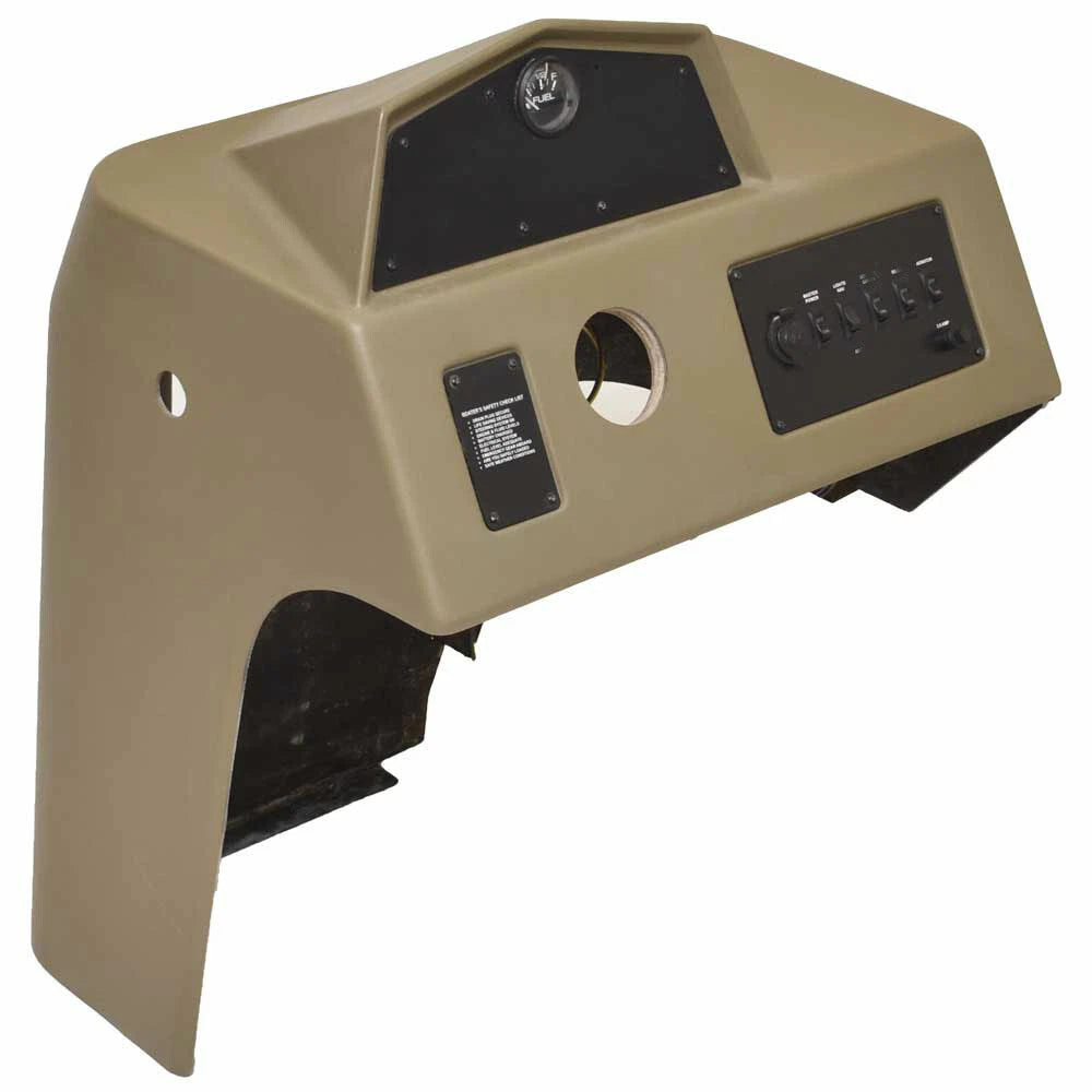 G3 Boat Steering Side Console - Olive Fiberglass (used)