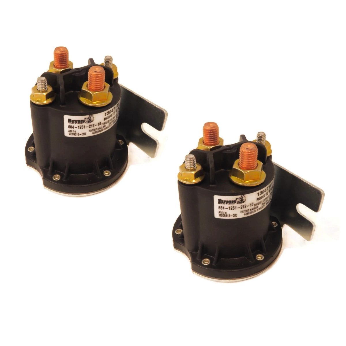 (pack of 2) Buyers Products 12V Solenoid, Intermittent Duty, for Boss HYD01633