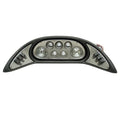Premier Boat Dash Panel K-388-018 - 32 X 8 1/2 Inch Vinyl Black Silver