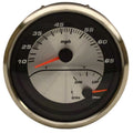 Faria Boat Multi-Function Gauge GSC058B - 4 1/8 Inch Silver Black