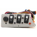 BH Electronics Boat Ignition Switch Panel AD-050-495 - 7 7/8 Inch Silver Plastic