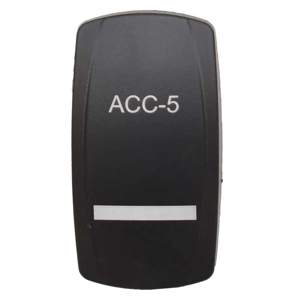 Boat Rocker Switch Cover - ACC-5 Actuator Black White