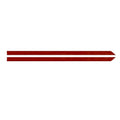 Tracker Boat Graphic Pinstripe Decal - Red 58 1/4 Inch (set of 2)