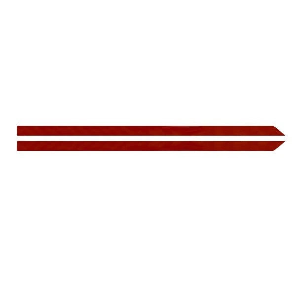 Tracker Boat Graphic Pinstripe Decal - Red 58 1/4 Inch (set of 2)