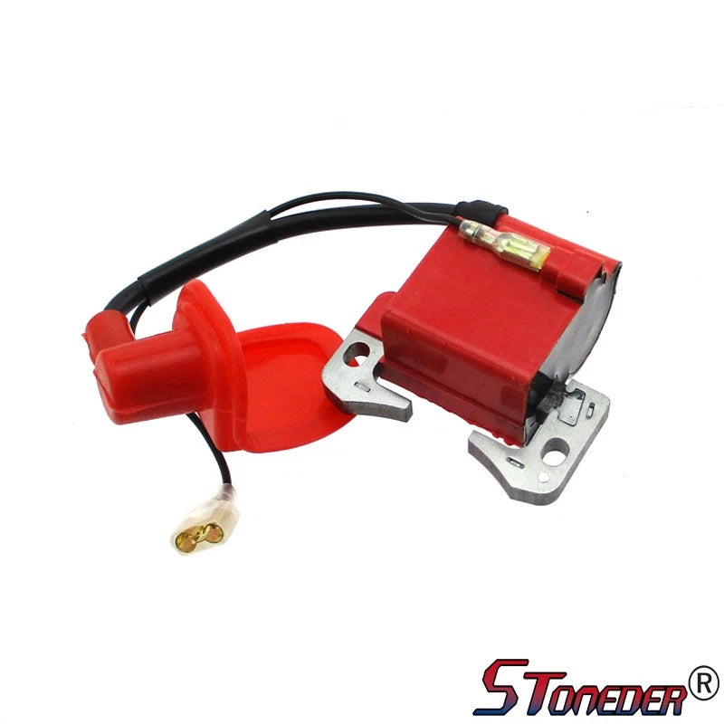 STONEDER Red Racing Ignition Coil for 47cc 49cc Engine Quad ATV Pocket Dirt Bike
