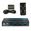 HDMI Switch with Audio 4K 60Hz HDMI2.0b Switch 3 in 1 Out Switcher Extractor
