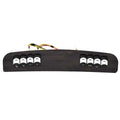 Boat Rocker Switch Panel - 18 X 3 1/2 Inch Plastic Brown