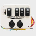 Hydrasports Boat Switch Panel 220-05185-P - 7 X 5 3/4 Inch White