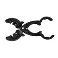 Ergonomic Gas Wrench for Pressure Valves with Bottle Opener Tool Black