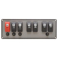 Wellcraft Boat Starboard Breaker Panel 025-4074 - Gray Black Aluminum