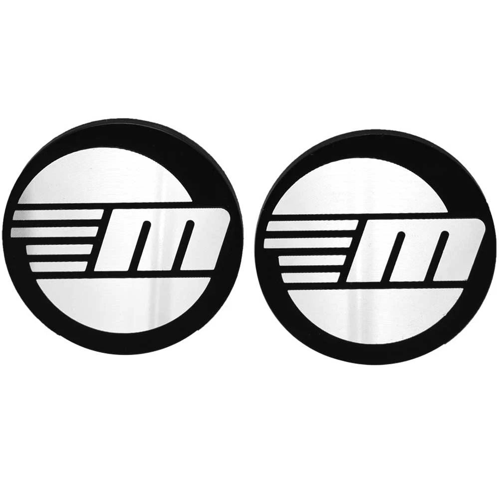 Malibu Boat Tower Speaker Logo Emblem Plate 5992153 - 2 5/8 Inch (pair)