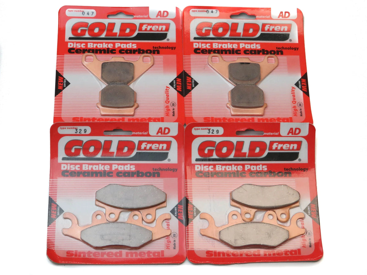 Brake Pads Front & Rear for Cectek 500 EFI Quadrift 2009-2010