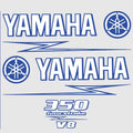 Yamaha Boat Cowling Decal U30920-12 - 350 HP Four Stroke V8 Blue (kit)