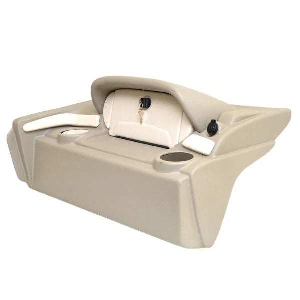 Crownline 215 SS Boat Glove Box Panel - Beige with Locking Door
