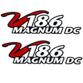 Tracker Boat Emblem Decal Sticker - V186 Magnum DC (pair)