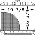 1906-6323 - Radiator Fits Kubota
