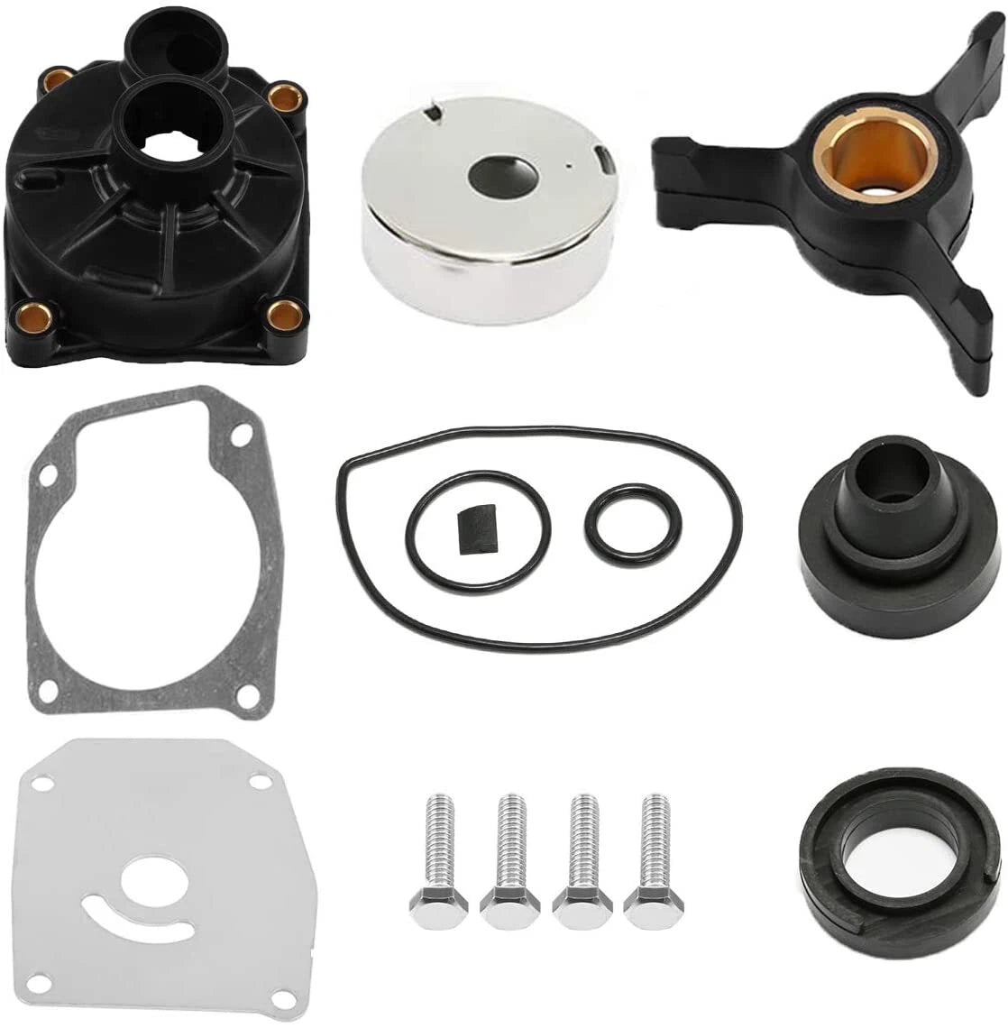 Water Pump Impeller Kit for Johnson Evinrude 40/45/48/50 HP 438592 433548 433549