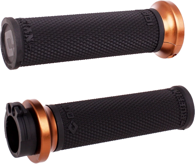 ODI Rufian Grips Cable 1 Inch Black/Bronze for V-Twin Motorcycles