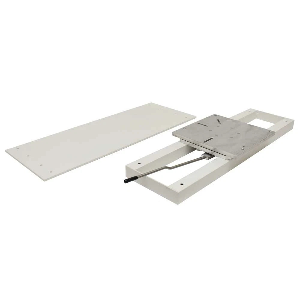 Tiara Boat Helm Seat Swivel Mount 5671439 - White Stainless (stbd)