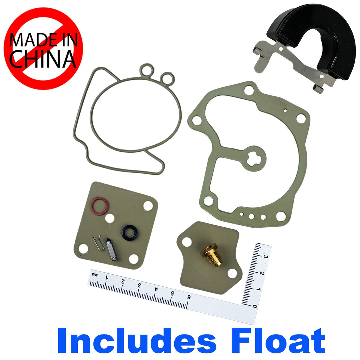 Johnson Evinrude V4 V6 Looper Carburetor Rebuild Kit 120 125 140 250 275 W FLOAT