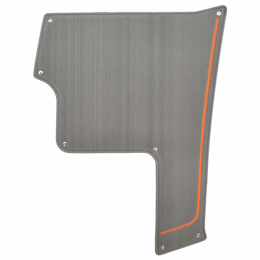 Tracker Boat Non-Skid Deck Mat 332867 - Snap-In MarineMat Gray Orange