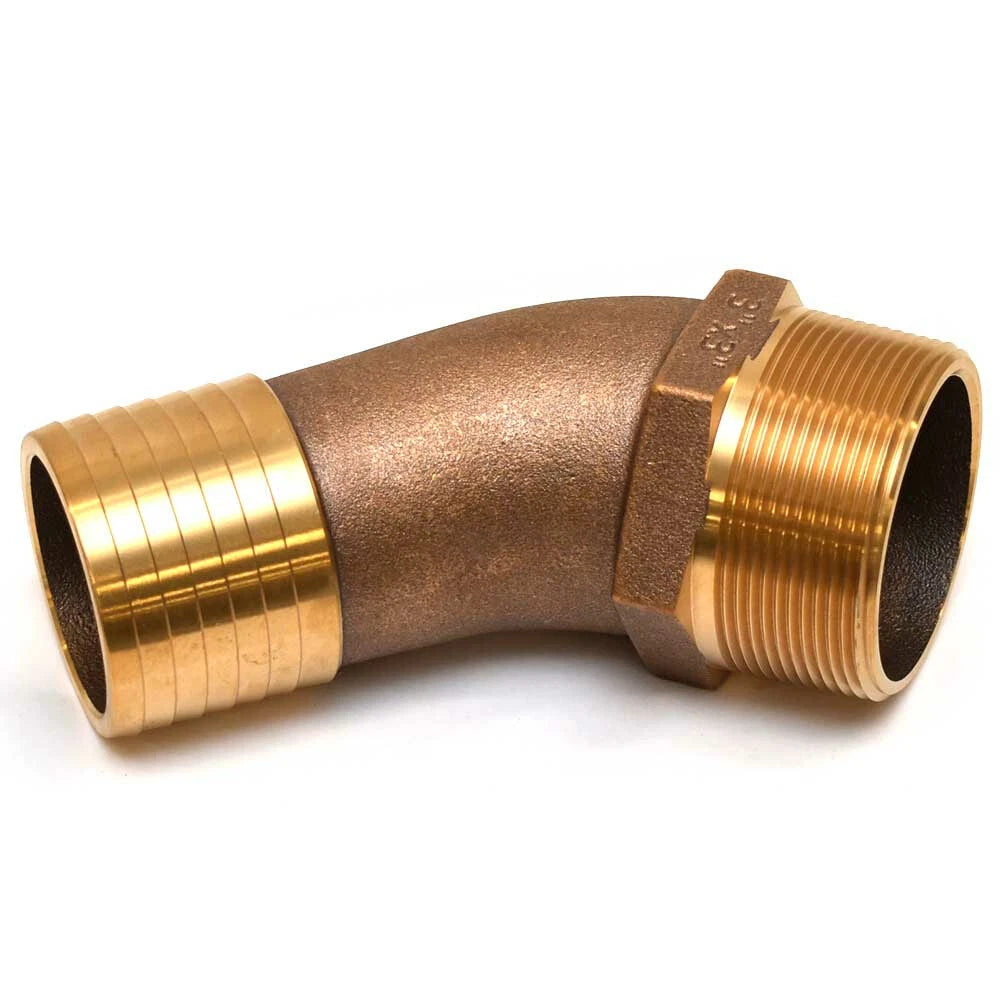 Tiara Boat Adapter Elbow Fitting 3332730 - Pipe-to-Hose 3 X 3 Inch
