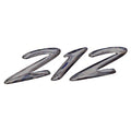 Rinker Boat 212 Decal - 5 1/8 X 1 1/2 Inch Silver (pair)