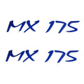 Glastron Boat Logo Decals 0572871 - MX 175 Blue Stickers (pair)