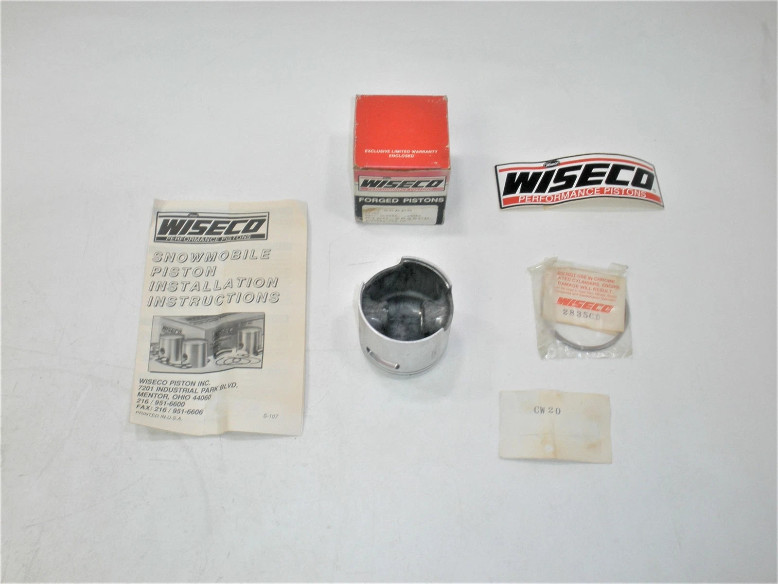 Wiseco 586PS STD Standard Piston Kit for Yamaha Jammer Waverunner Jet Ski