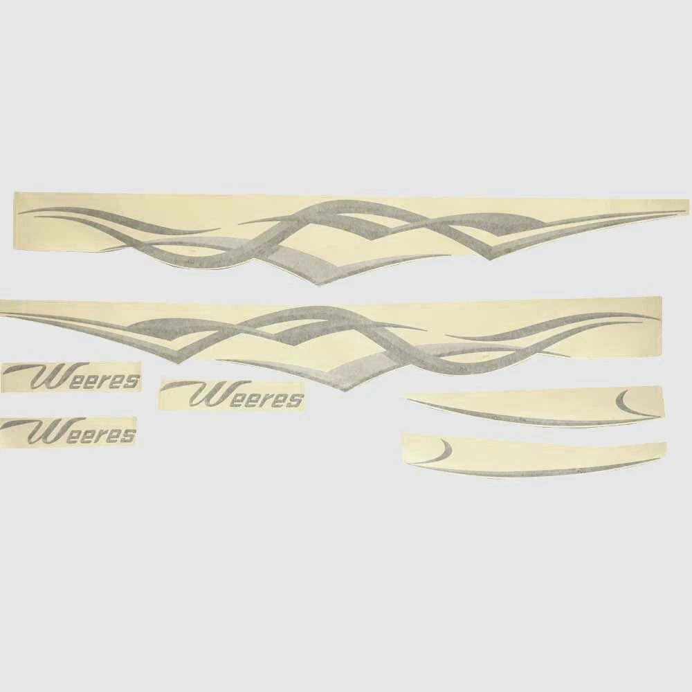 Weeres Pontoon Boat Graphic Decals 136218-06 - Hunter Green (7PC)
