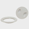 Larson Boat Access Plate 4258-9373 - 4 1/2 Inch White