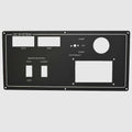 Tiara Boat Blank Breaker Panel 52-330342 - DC System 16 1/2 X 7 3/4 in