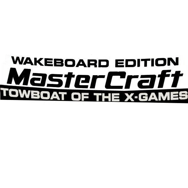 Mastercraft Boat Decal Sticker - Wakeboard X-Games Edition