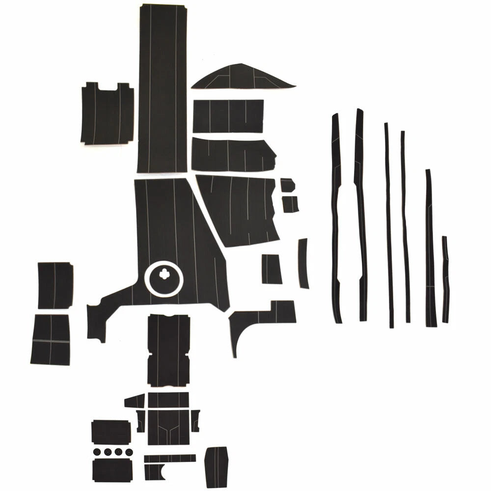 Supra Boat Non-Skid Deck Mats 122040 - SS (SL) GatorStep Black (kit)