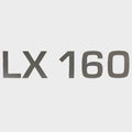 Lowe Boat Sticker Decal 2318400 - LX 160 Metallic Silver Vinyl 2019
