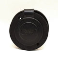 Guest Boat Blank Receptacle Cover - 1 5/8 Inch Black Plastic