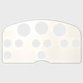 PowerQuest Boat Blank Gauge Panel - 300 Revenge Off White Aluminum