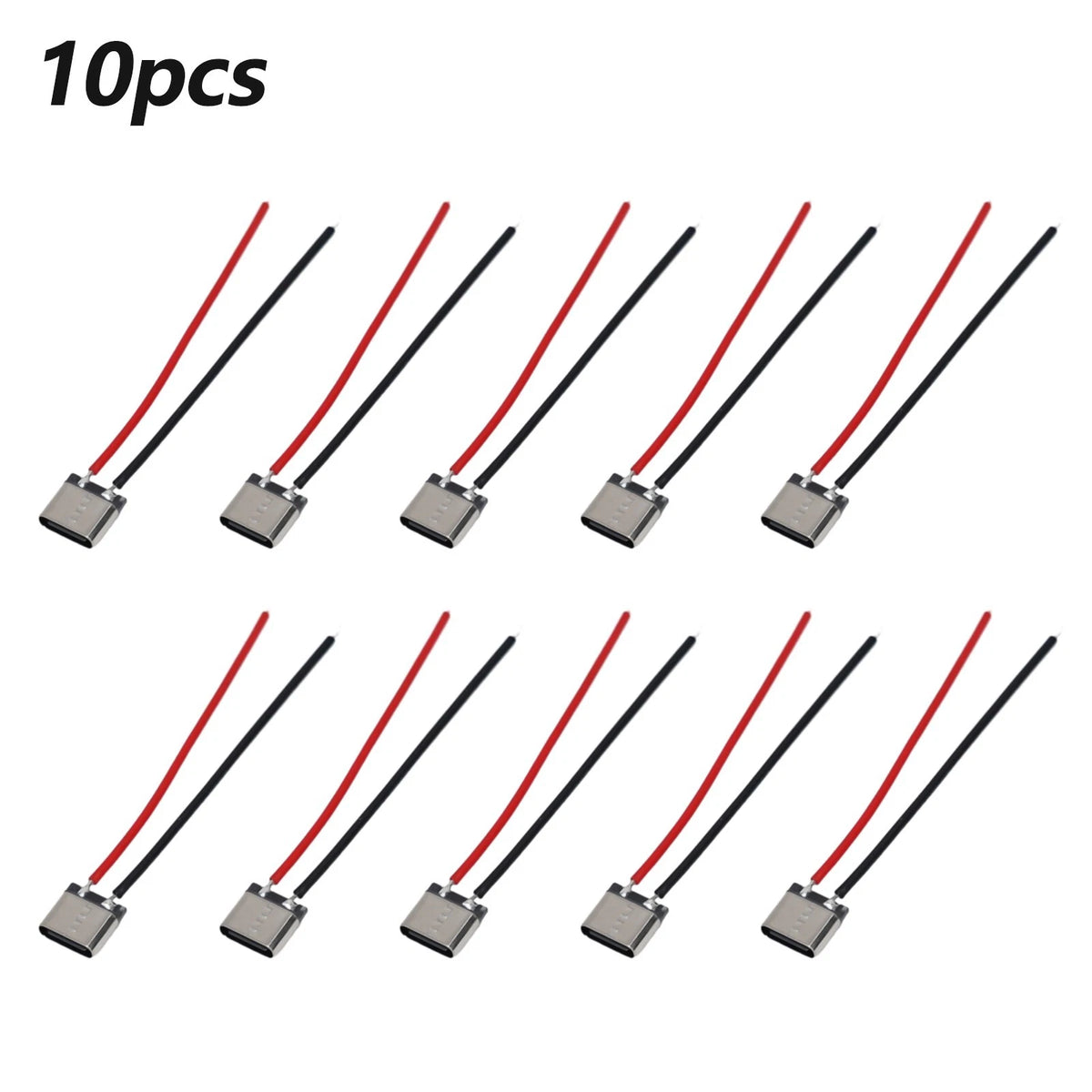 Versatile USB 2 0 Female Socket Power Cable for Various Devices 10pcs Set