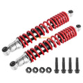 Front Shocks Absorber for Yamaha Banshee 350 YFZ350 Red Spring & Bolt 1987-2006