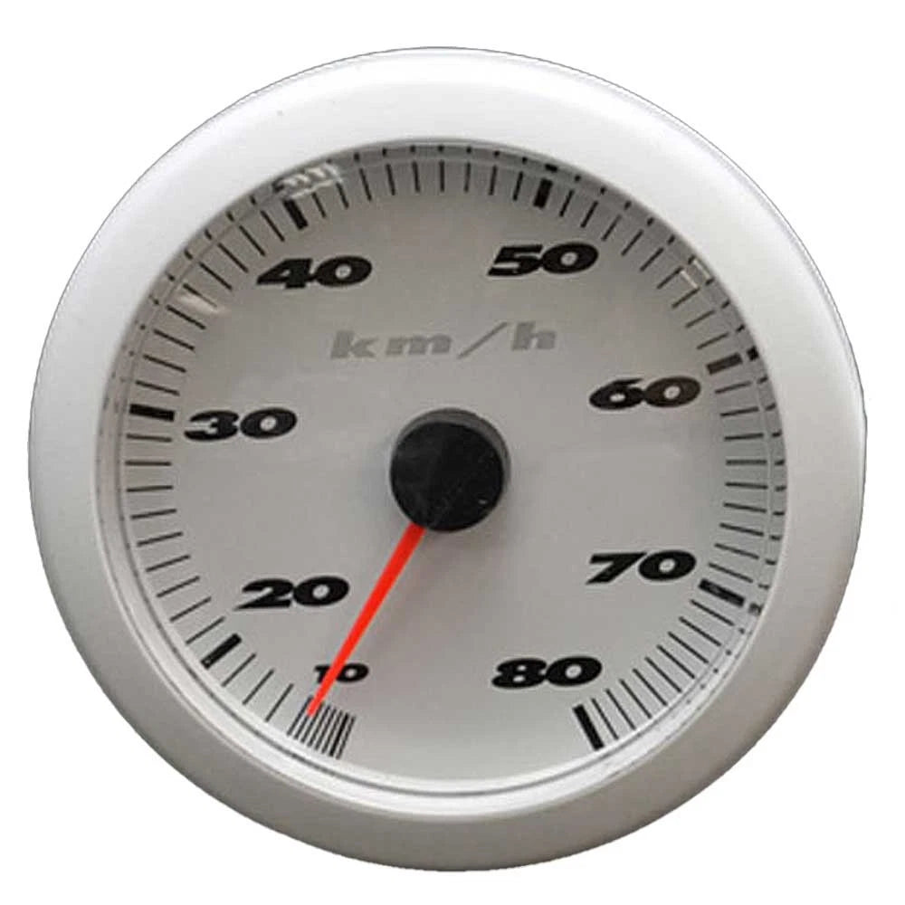 MasterCraft Boat Speedometer Gauge - Medallion 80 Km/h White