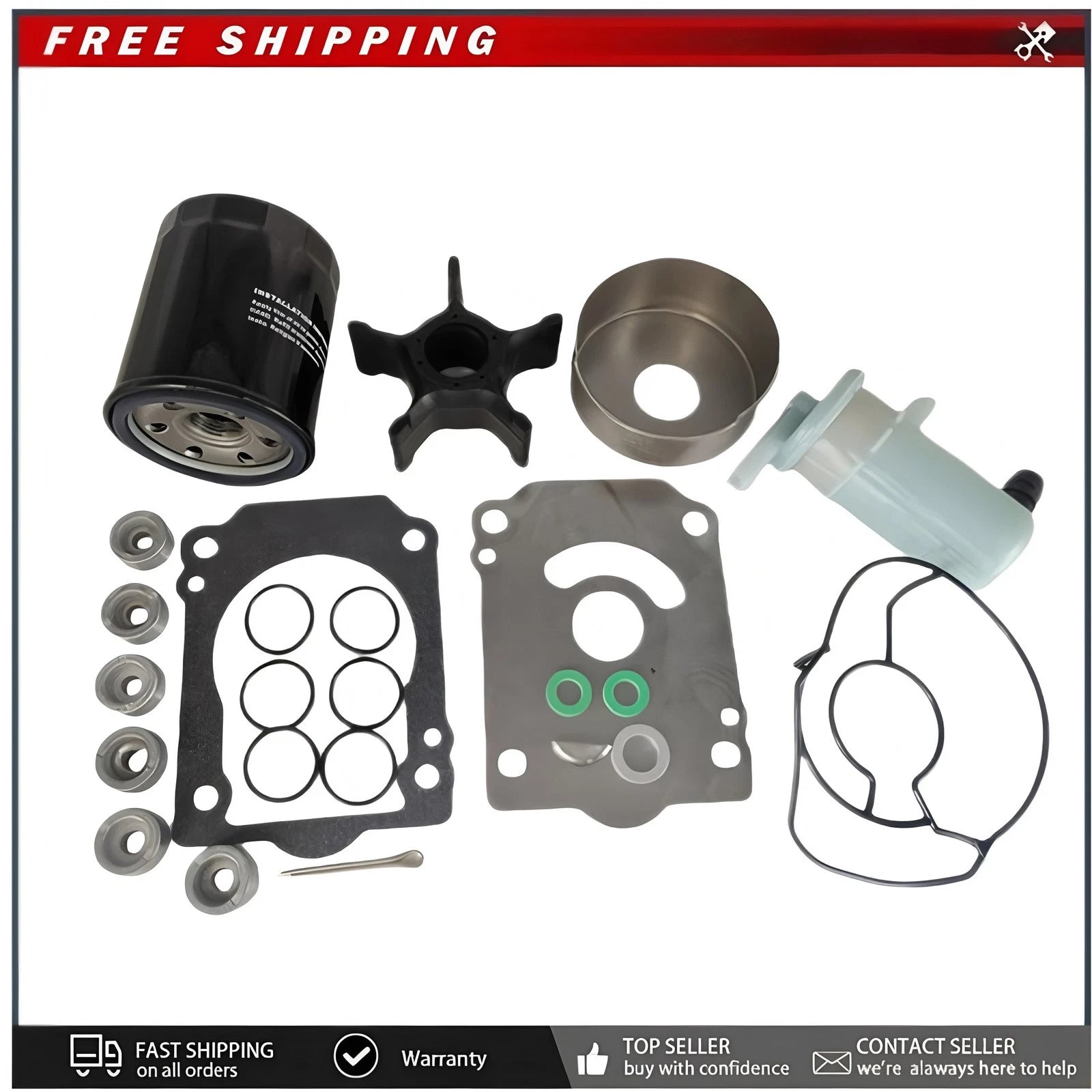 17400-96823 Outboard Maintenance Kit for Suzuki 4 Stroke DF150 DF175 (2006+ )