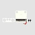 Stratos Boat Dash Panel Set 7KE767 - 20 Sea Champ White (set of 3)