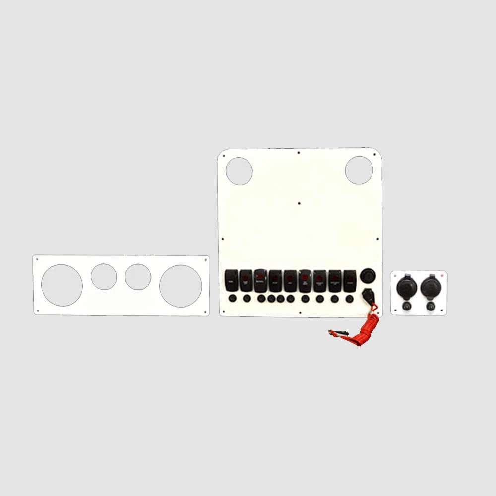 Stratos Boat Dash Panel Set 7KE767 - 20 Sea Champ White (set of 3)