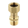 1Pc M22 15mm Copper Pressure Washer Swivel Connector for