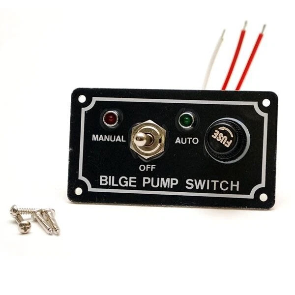 Whitecap Boat Switch Panel S-8093 - Bilge Pump 250V