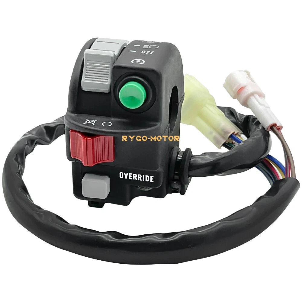 Left Handlebar Switch Start Stop Light Override for Yamaha Grizzly 700 YFM700