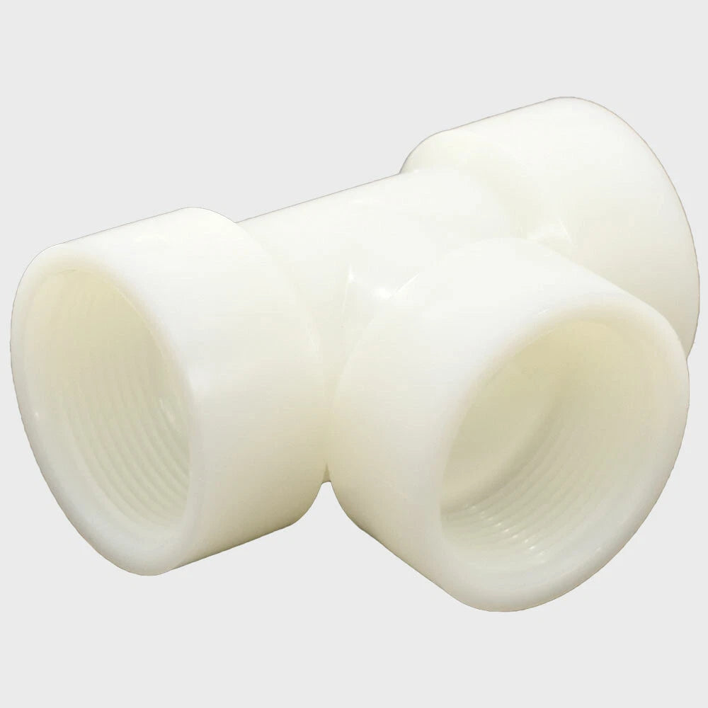 Tracker Boat Tee Fitting 04E-46390 - White Nylon 1 3/4 Inch Threaded