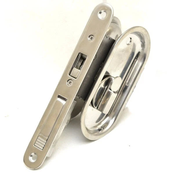 Mobella Boat Pocket Door Latch MG-99-19-10 - Single Star SS (kit)