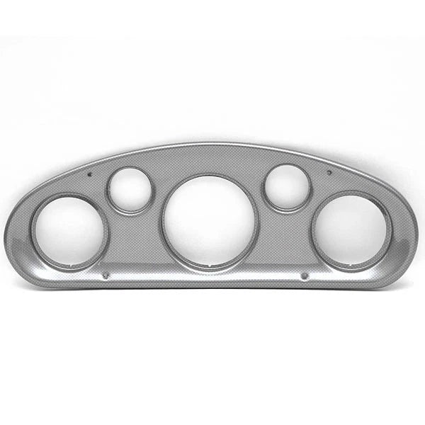 Rinker 230 Boat Blank Gauge Panel 206649B - Silver Plastic