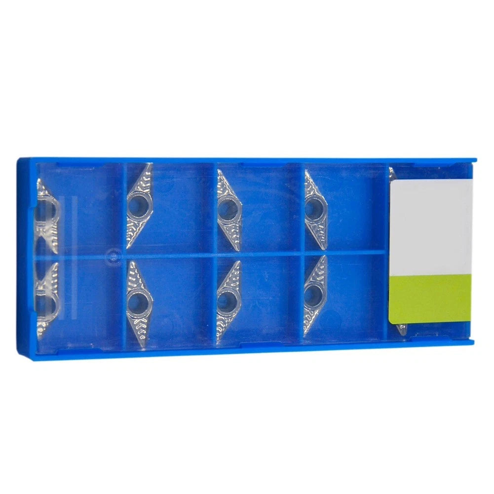 10pcs Carbide Inserts Lathe Tool VCGT110308AK for Aluminum Alloy Metalwork